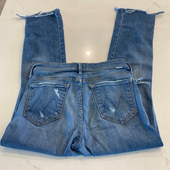 MOTHER Denim The Rascal Ankle Cropped Jean in Wild Size‎ 27 - Picture 6 of 12